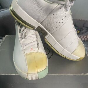 Jordan White Yellow Athletic Sneakers women’s 2005 20th Anniversary